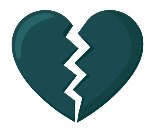 Sad Heart Icon